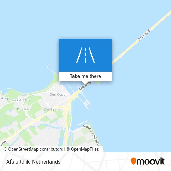 Afsluitdijk map