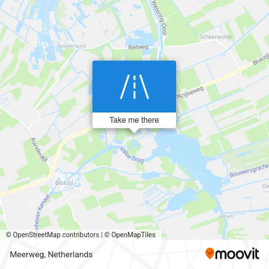 Meerweg map