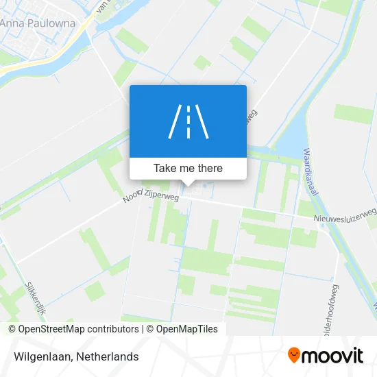 Wilgenlaan map