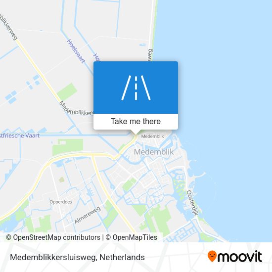 Medemblikkersluisweg map
