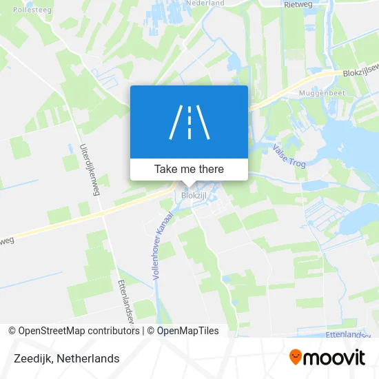 Zeedijk map