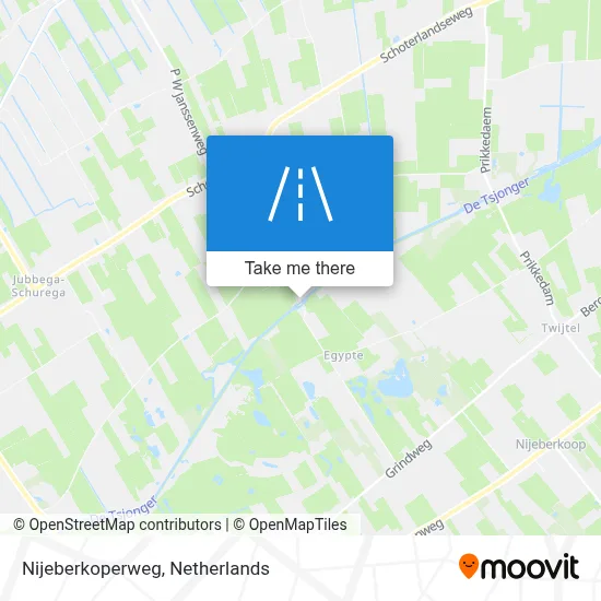 Nijeberkoperweg map