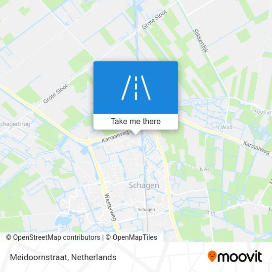 Meidoornstraat map