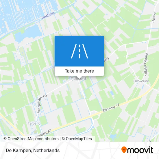 De Kampen map