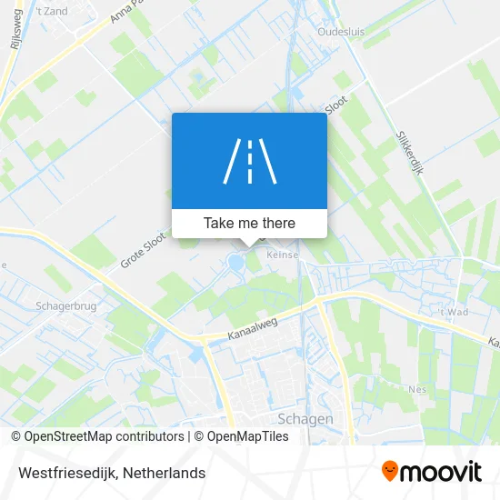 Westfriesedijk map