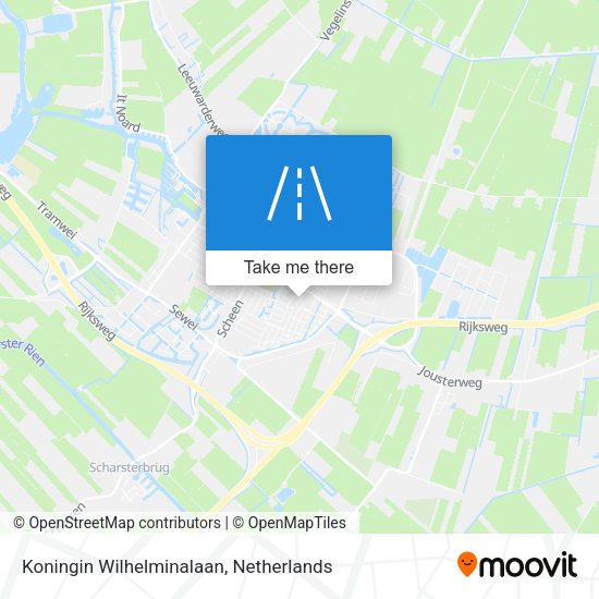 Koningin Wilhelminalaan map