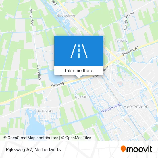 Rijksweg A7 Karte