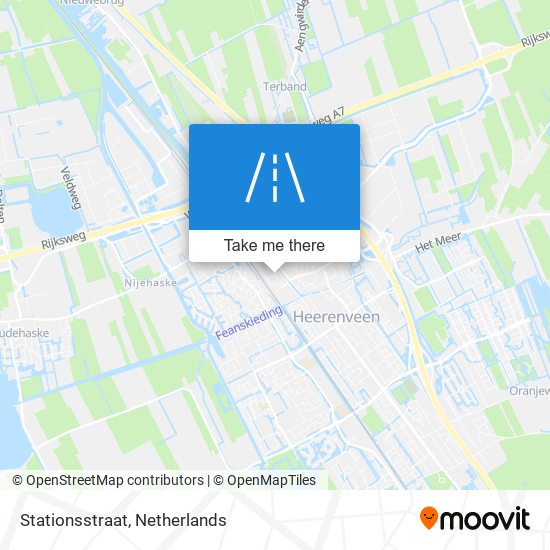 Stationsstraat map