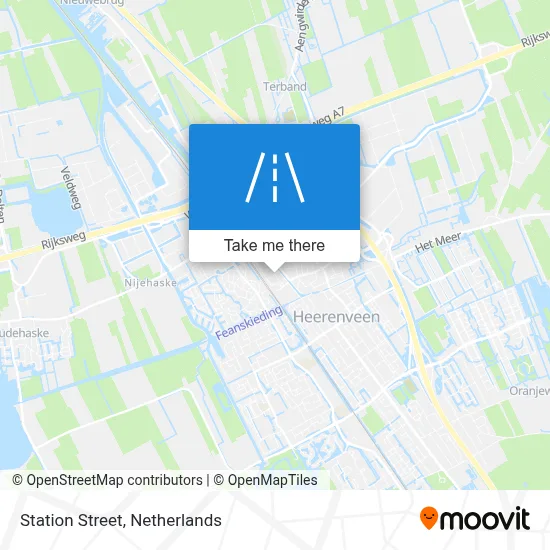 Stationsstraat map