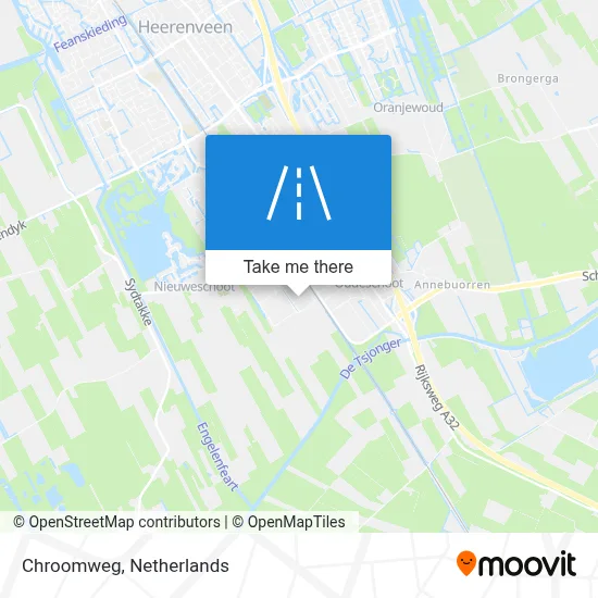 Chroomweg map