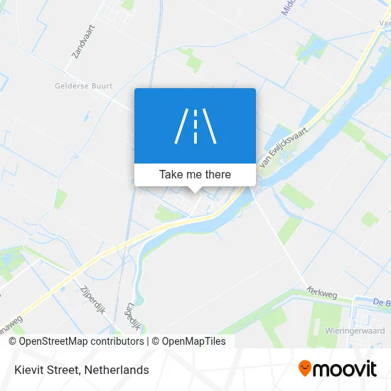 Kievitstraat map