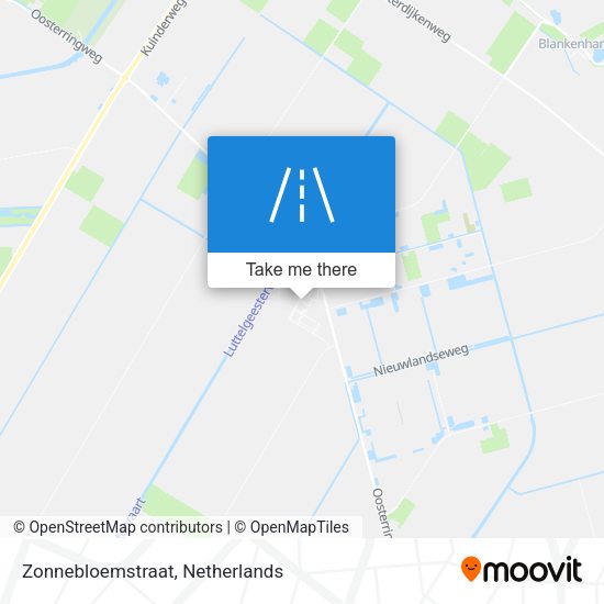 Zonnebloemstraat map