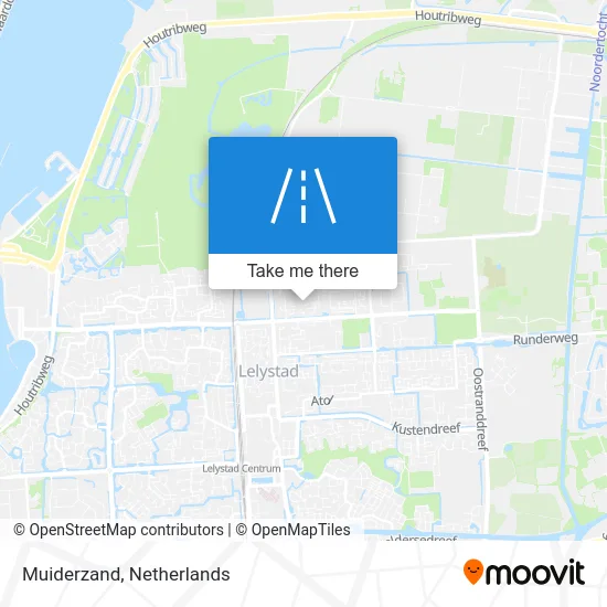 Muiderzand map