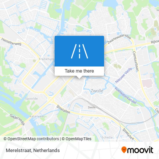 Merelstraat map