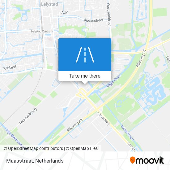 Maasstraat map