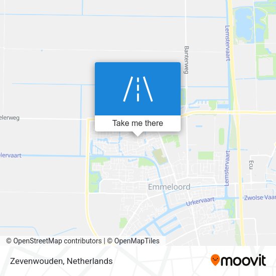 Zevenwouden map