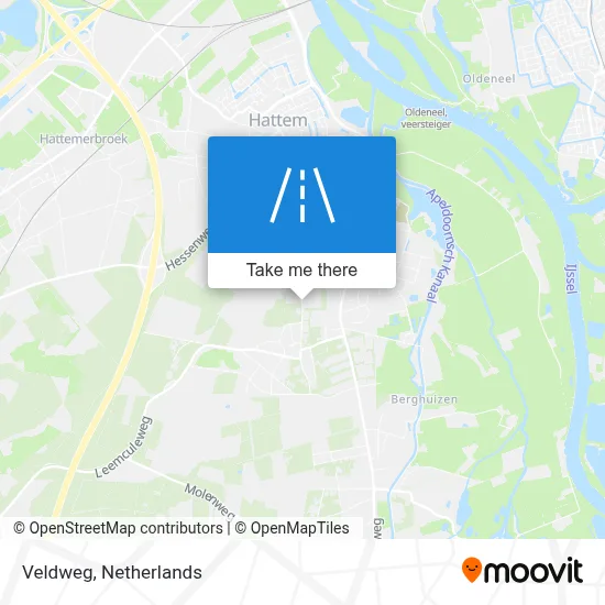 Veldweg map