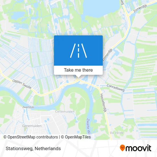 Stationsweg map