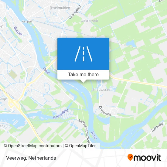 Veerweg map