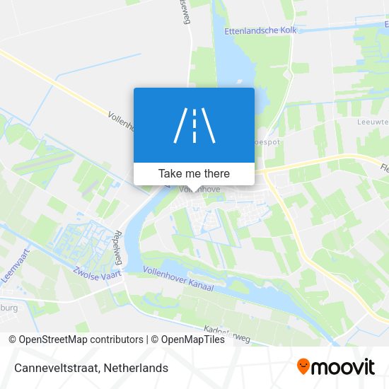 Canneveltstraat map