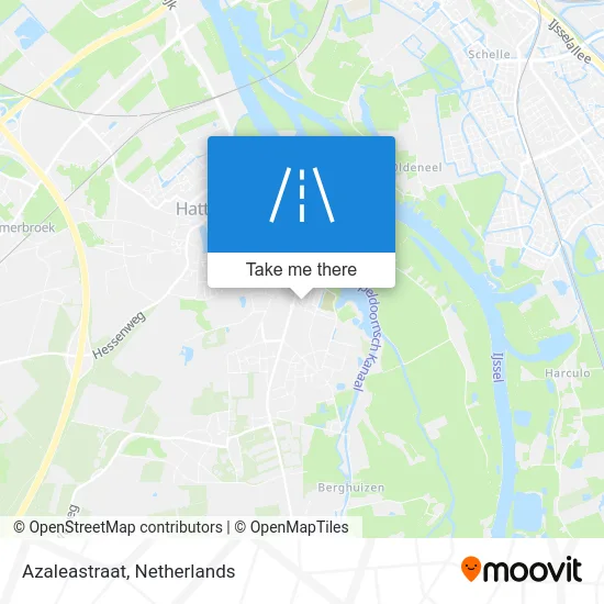 Azaleastraat map