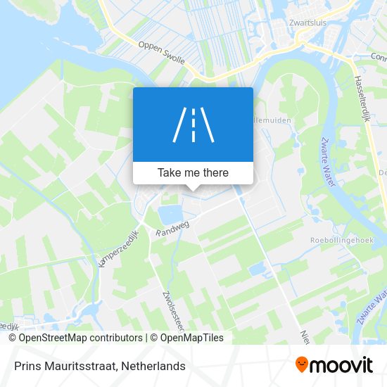 Prins Mauritsstraat map