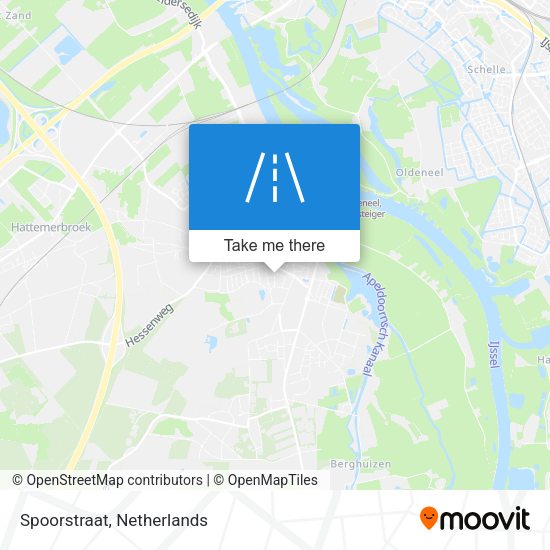 Spoorstraat map