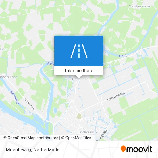 Meenteweg map