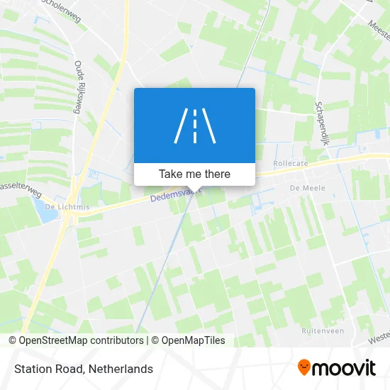 Stationsweg map