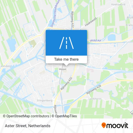 Asterstraat map