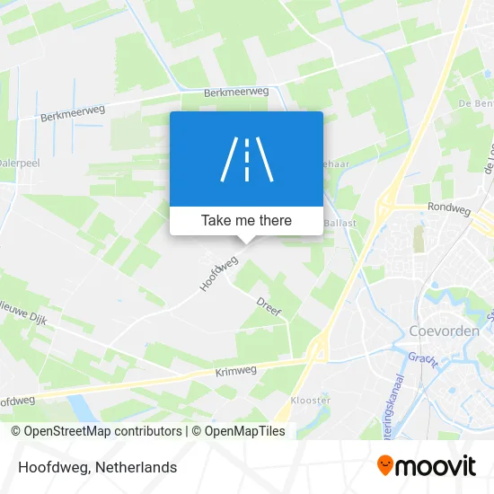 Hoofdweg map