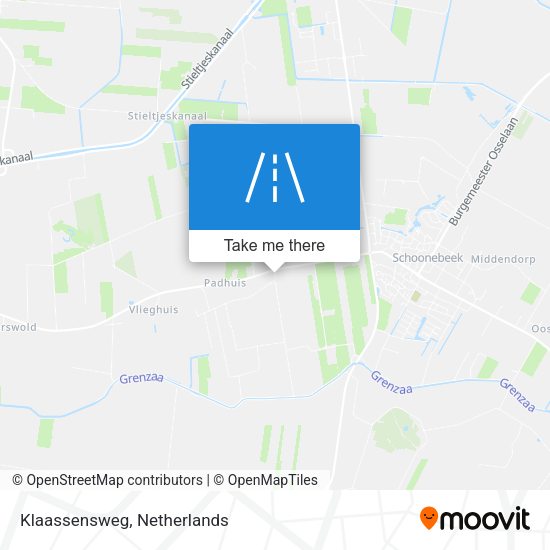 Klaassensweg map