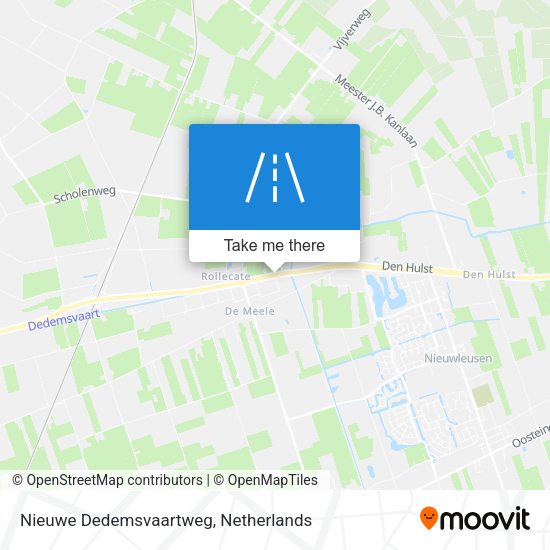 Nieuwe Dedemsvaartweg map