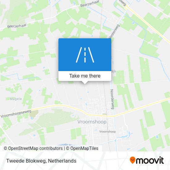 Tweede Blokweg map