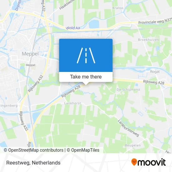Reestweg map