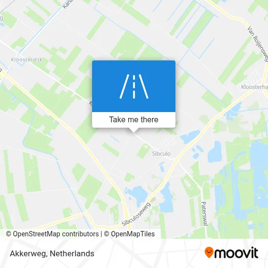 Akkerweg map