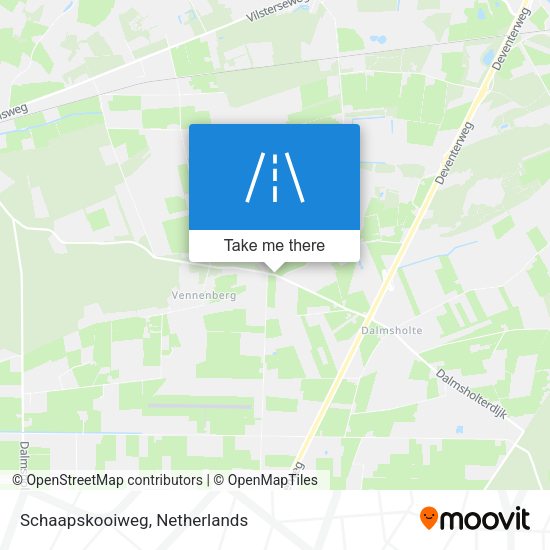 Schaapskooiweg map