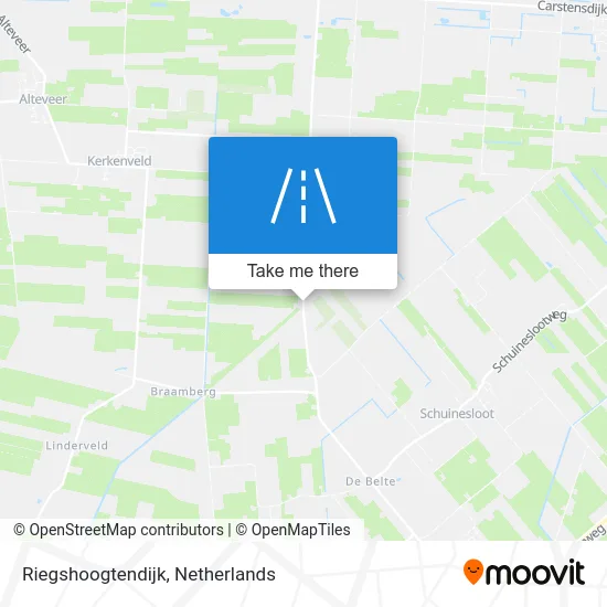 Riegshoogtendijk Karte