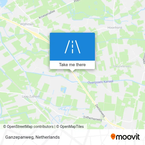 Ganzepanweg map