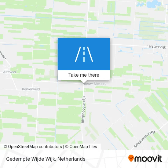 Gedempte Wijde Wijk map