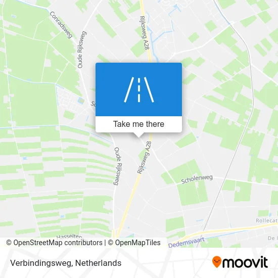 Verbindingsweg map