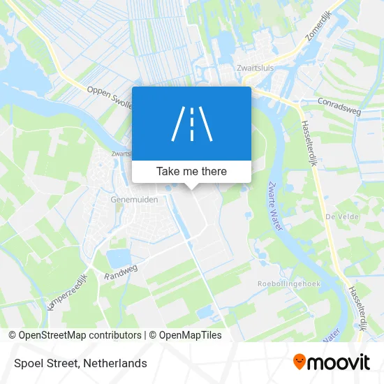 Spoelstraat Karte