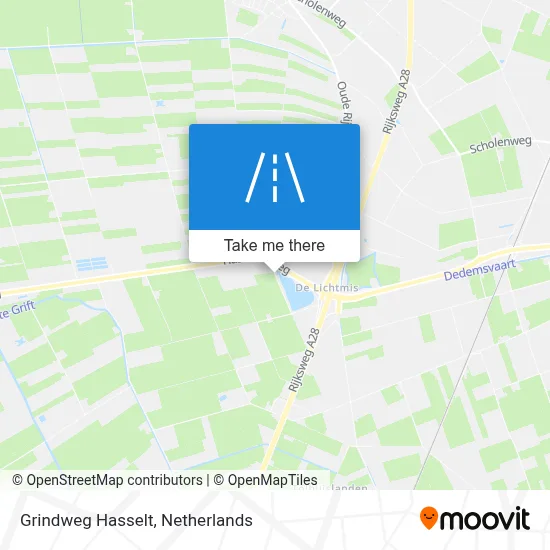Grindweg Hasselt map