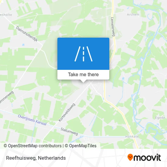Reefhuisweg map