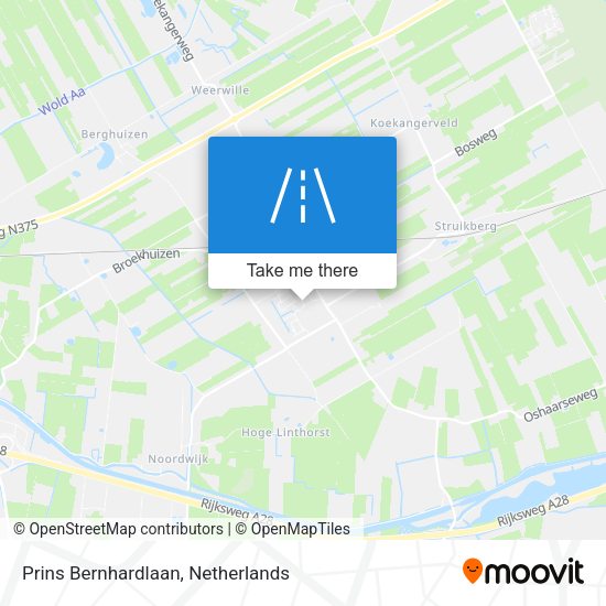 Prins Bernhardlaan map
