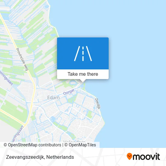 Zeevangszeedijk map
