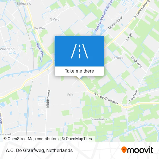 A.C. De Graafweg map