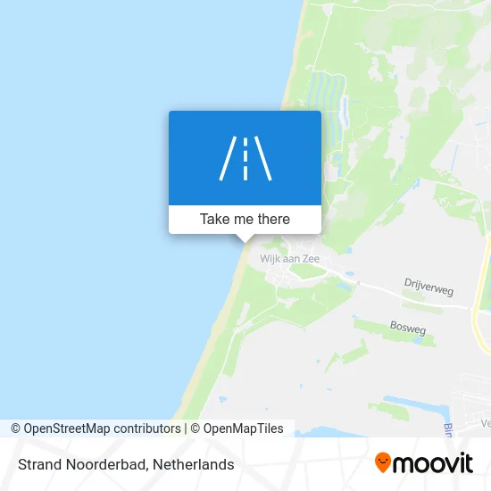Strand Noorderbad map