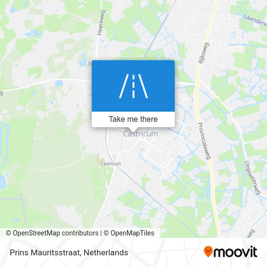 Prins Mauritsstraat map