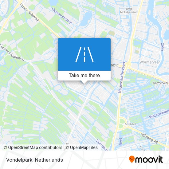 Vondelpark map